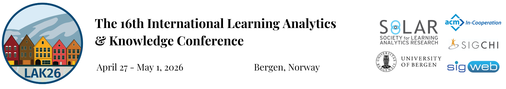 Official LAK26 conference banner