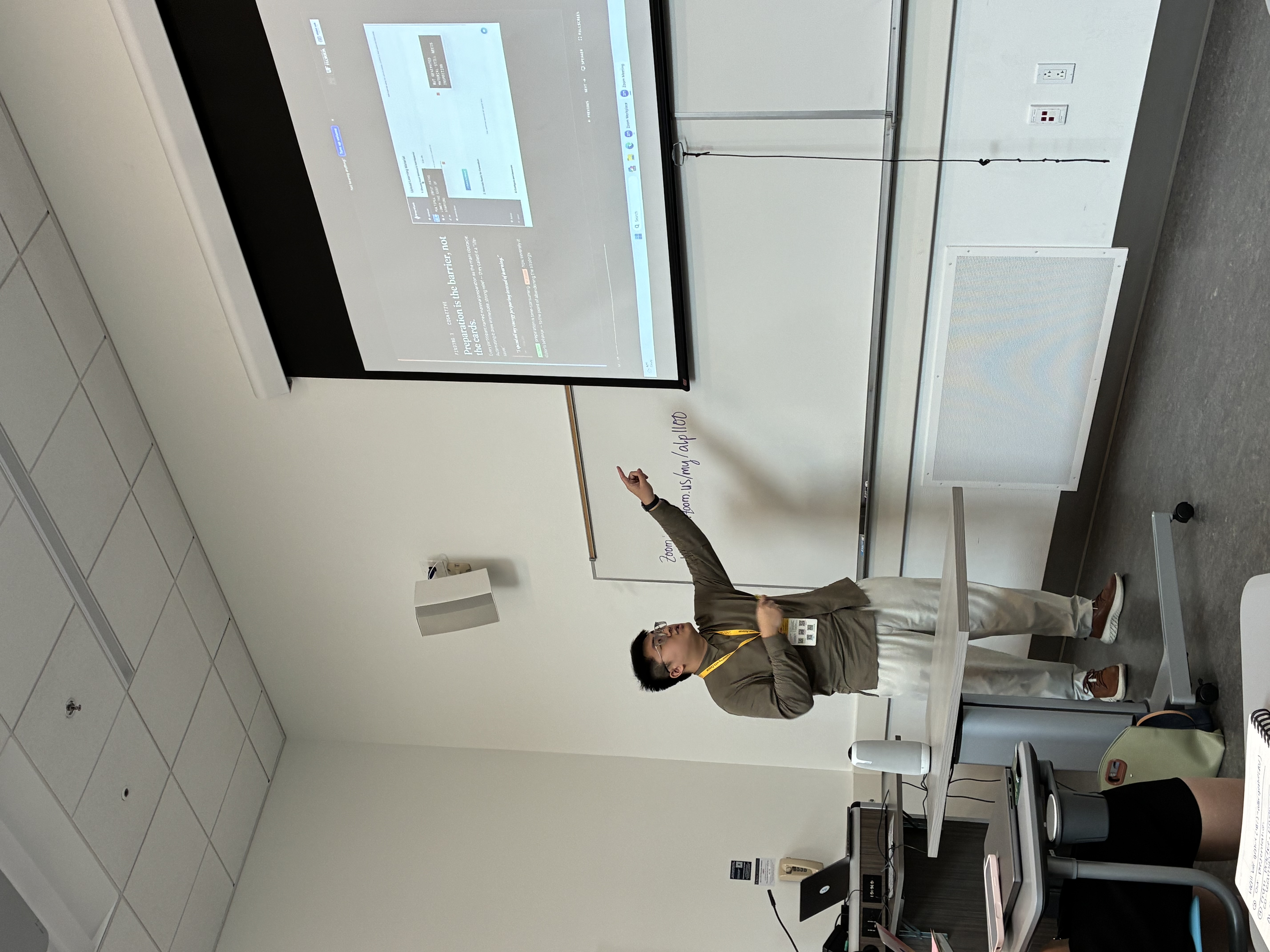 Chip Li presenting SmartFlash at ISLS 2026