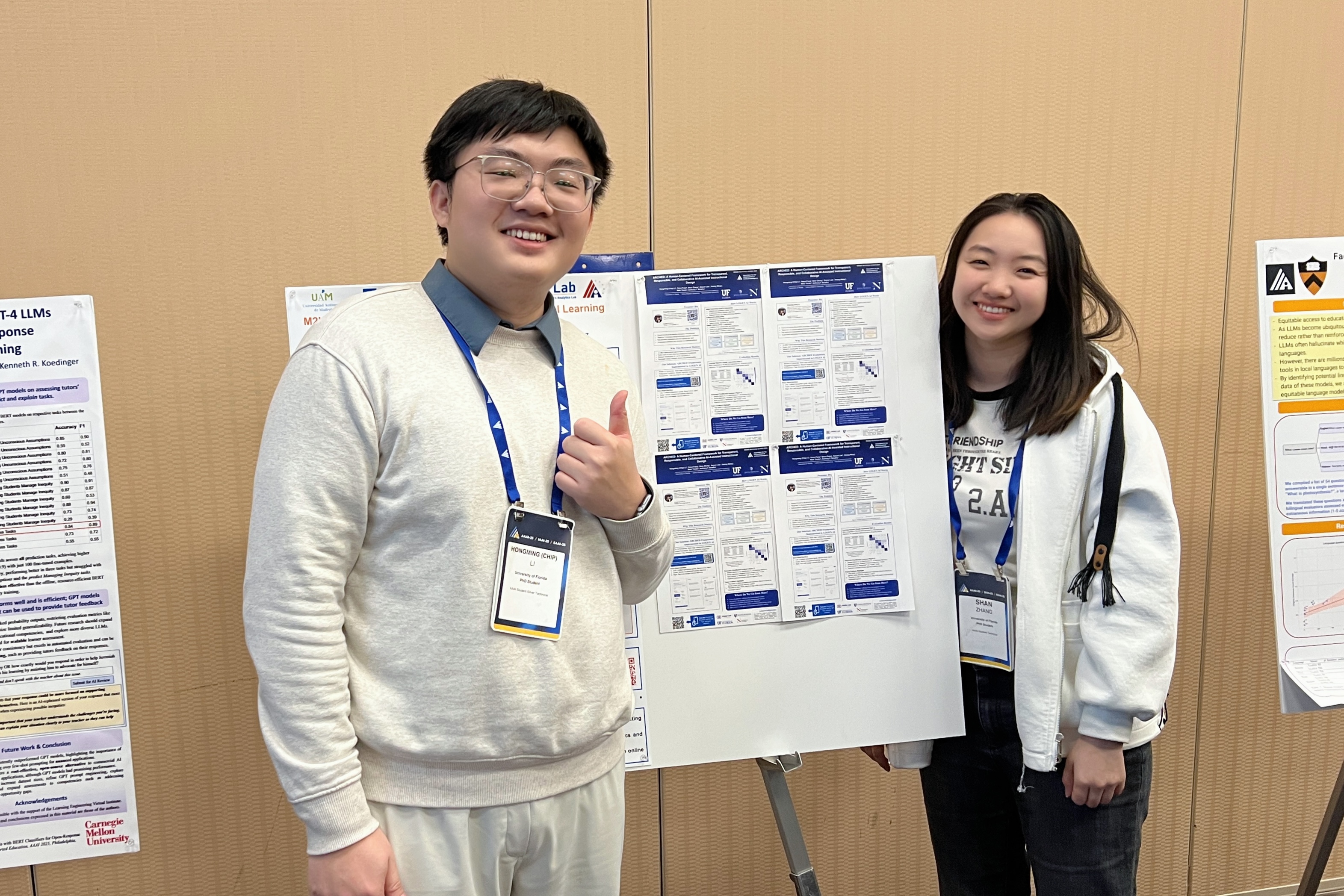 Chip and Shan at iRAISE Workshop