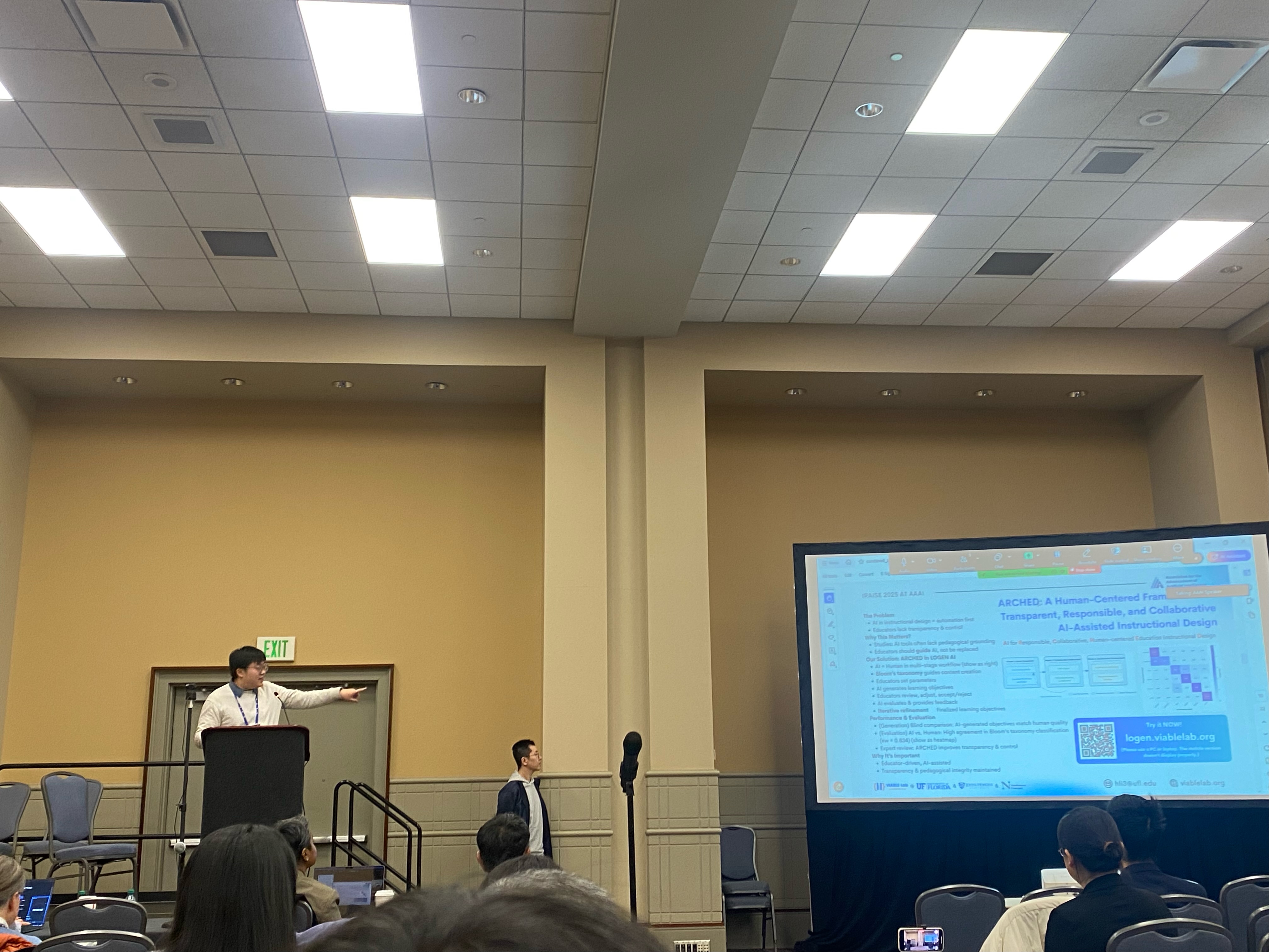 Chip Presenting at iRAISE Workshop