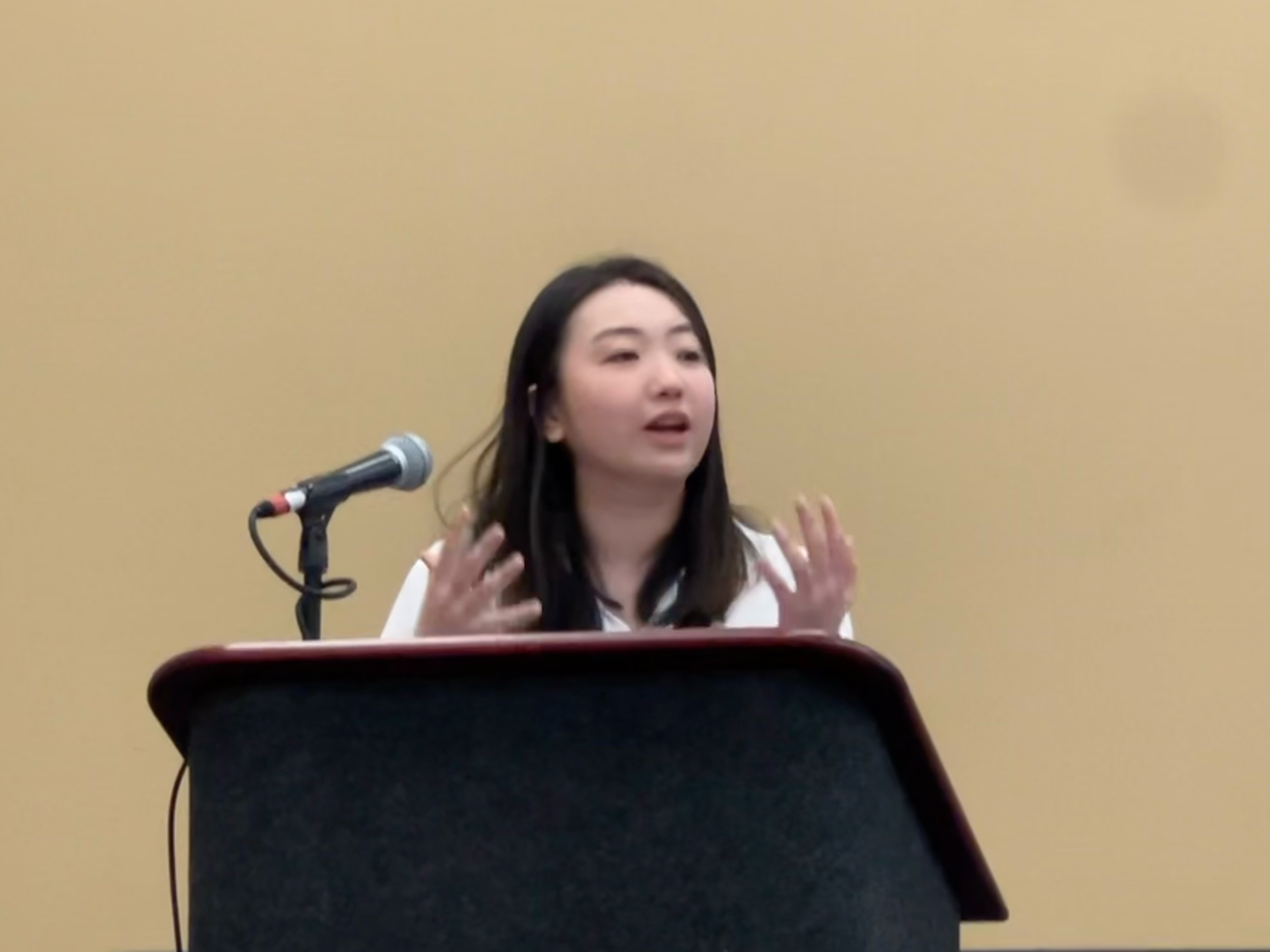 Shan Presenting at EAAI Symposium